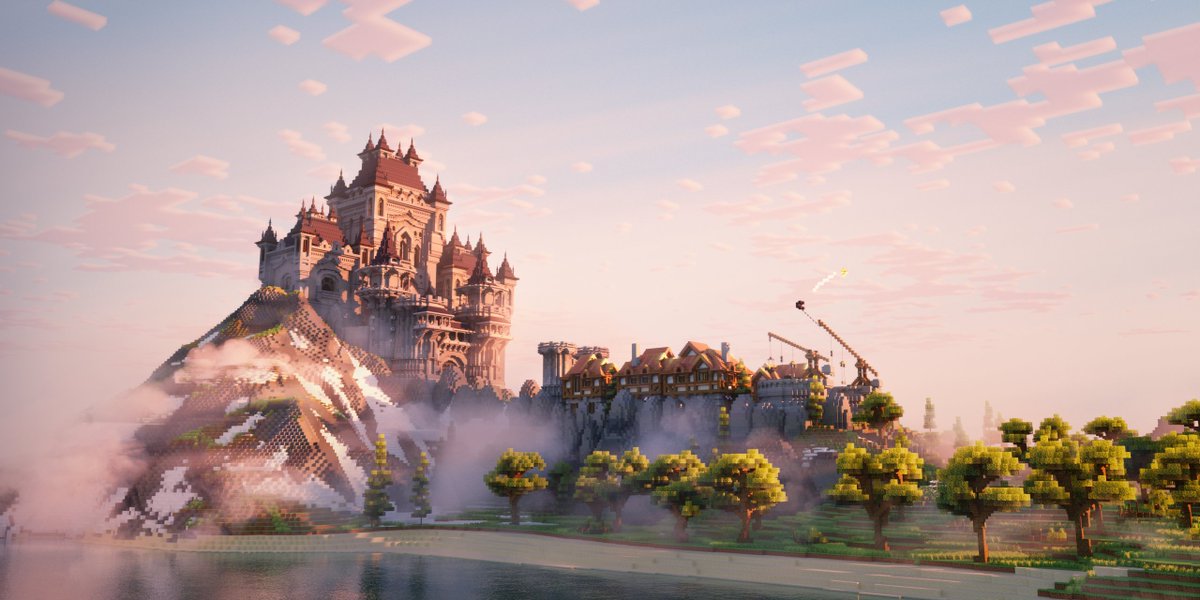 Castle render for MagicBuild☀️
#Minecraft #minecraftrender #minecraftart #cinema4d #octanerender