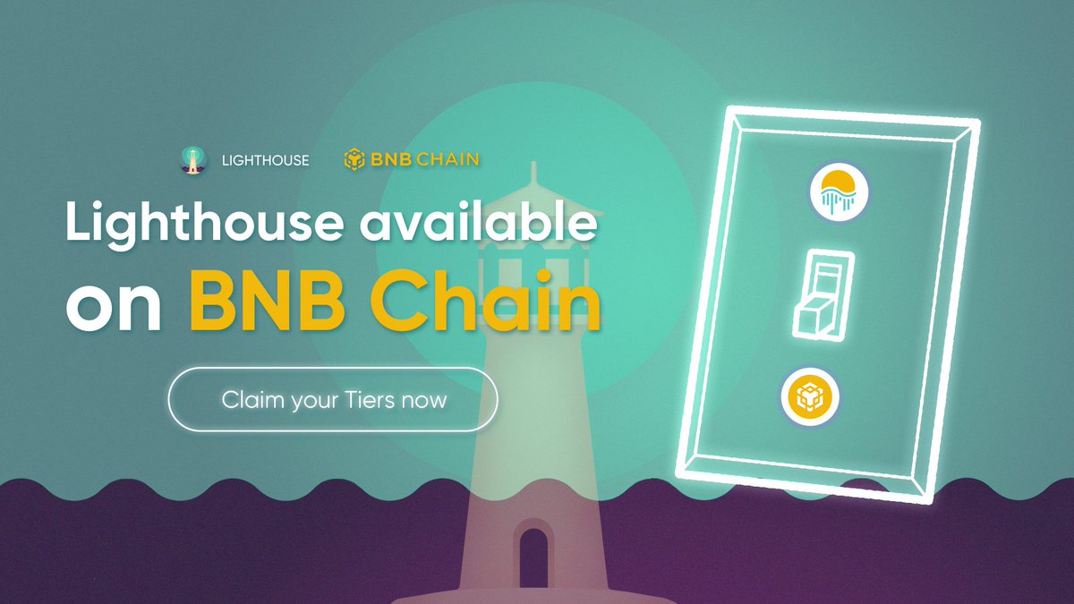 We have flipped the switch!
🗼Lighthouse is now available on <a href="/BNBCHAIN/">BNB Chain</a> with new Tier requirements!
Any Tiers claimed on #MOVR will remain valid and carry over to #BNB!

☑️Hop on over and claim yours NOW: seascape.house