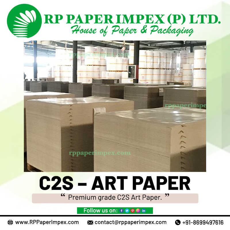 RPPaperImpex's tweet image. The perfect canvas for your creativity with our high-quality C2S  Art Paper. Designed to meet the demands of artists, designers, and printing professionals.

Call at: +91-8699497616
Email us: contact@rppaperimpex.com
Website: rppaperimpex.com

 #C2SArtPaper #qualitypaper