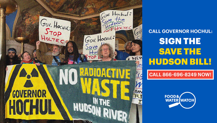 FWWNewYork's tweet photo. The Legislature passed the Save the Hudson bill.

Now @GovKathyHochul must sign it into law.

Please call Hochul and urge her to stop the dumping of radioactive waste in the Hudson River!

📞 866-696-8249

#SavetheHudson #WaterIsLife #StopHoltec https://t.co/uNcbberrKx