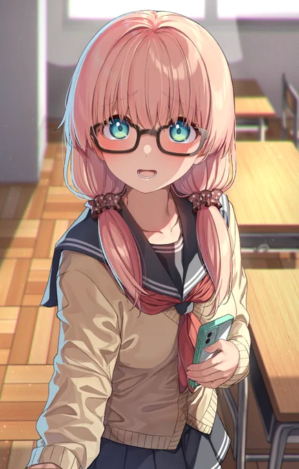 #ほっぺの斜線は可愛い  ギリギリ見えるラインにこだわってます