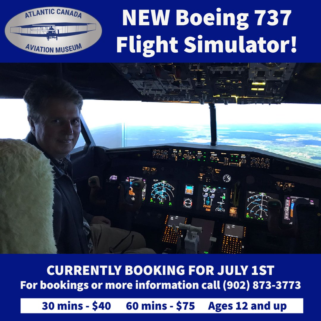 ACAMuseum's tweet image. Hey folks! We are now taking bookings for July 1st, please call (902) 873-3773 to book a time slot!
#ACAM #ACAMuseum #Aviation