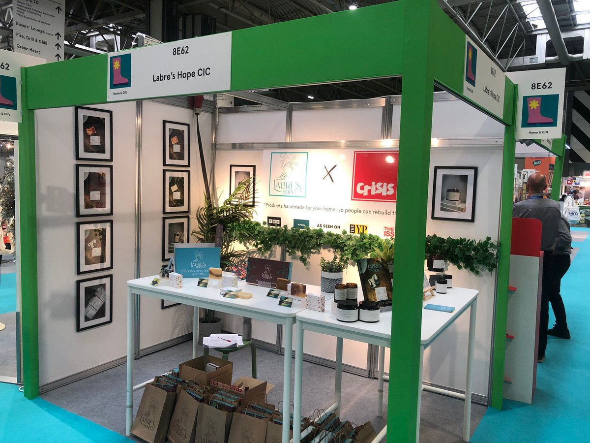 We are at <a href="/Glee_Birmingham/">Glee Birmingham</a> today at the NEC! If you are there come and say hello to Aaron &amp; Joash 🧼🕯️ #tradeshow #retailbuyer #soaps #candles