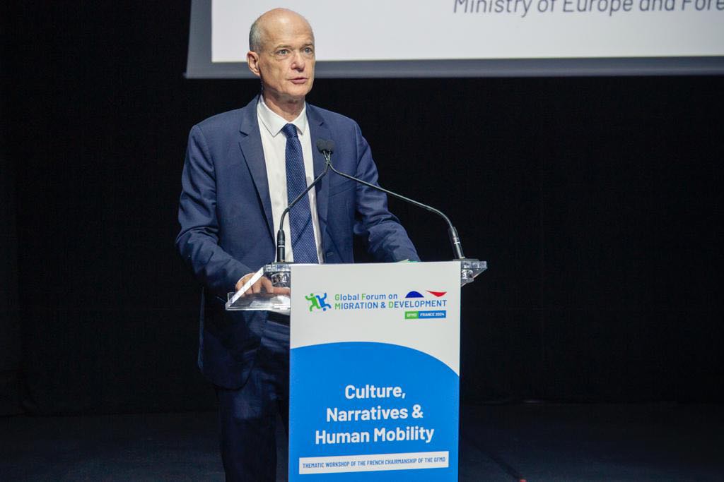 Launch of the2️⃣thematic days of the🇫🇷Chairmanship of <a href="/GFMDprocess/">GFMD</a> at the National Museum of Immigration's History at <a href="/Palaisptedoree/">Palais de la Porte Dorée</a> At the heart of these exchanges: #culture, #diaspora and #migrations with all the actors: Member States, organizations, civil society, youth!
