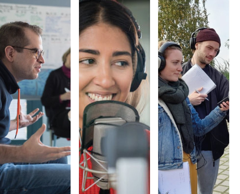 Schon mitbekommen? Unser ems-Volontariat gibt es ab jetzt auch "to go". Sie können Ihre Volos in und mit unserer Klasse ausbilden lassen. Von Medienrecht bis Mobile Reporting, von Nachrichten texten bis Podcasten: Alle Termine und Angebote stehen hier 🔗 ems-babelsberg.de/allgemein/hier…