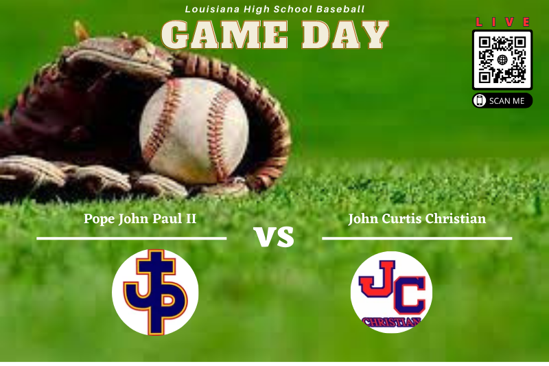State210's tweet image. Pope John Paul II vs. John Curtis Christian | Varsity Baseball
Jaguars @ Patriots
🕐Today @ 5p.
Game Details: Harahan/Soniat Playground
🎦 Live Stream : bit.ly/43gWQft

@PJPHS @JPIIKNIGHTS @caden_amie @JohnCurtis_BSB @Curtis_Patriots @jccscoachjeff  @PJPHSBaseball