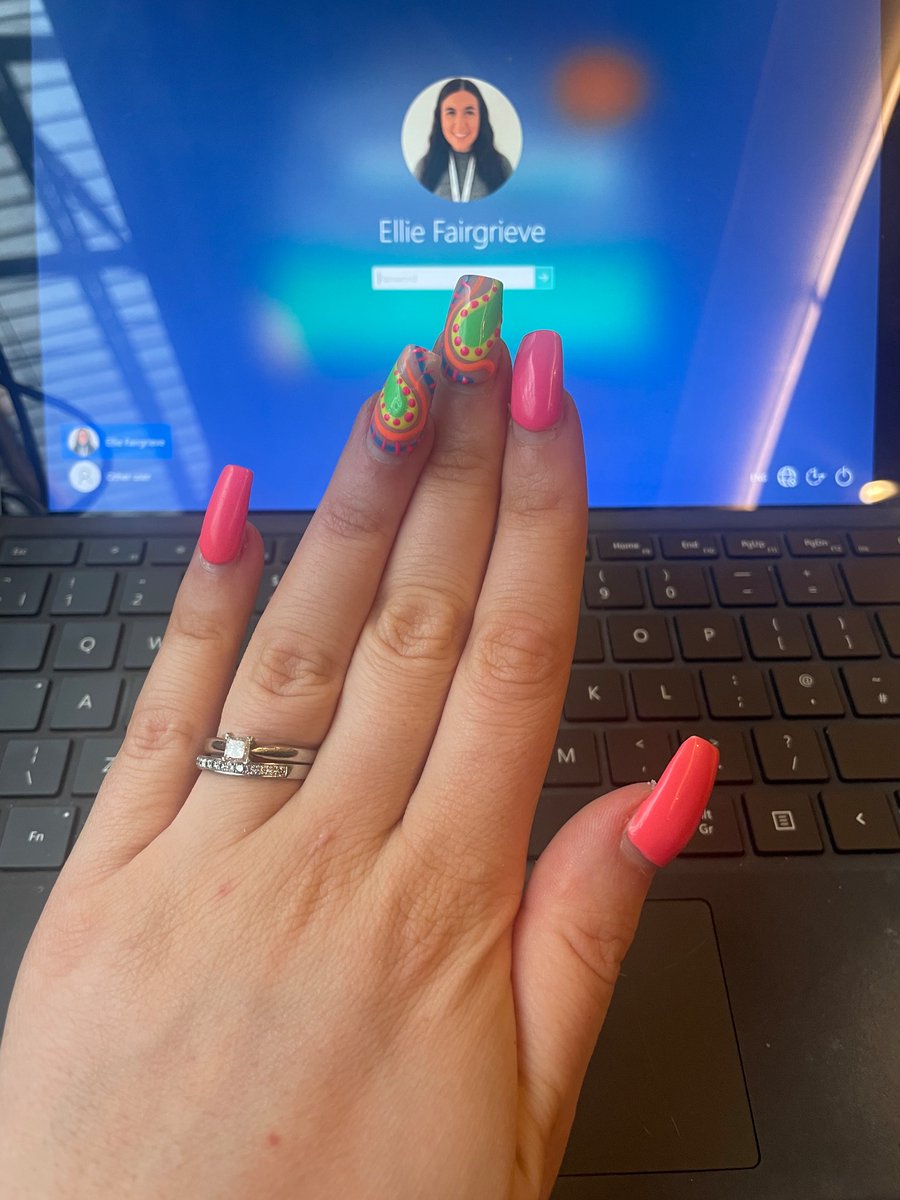 Festival nails at the ready, in advance of #YCF2023 this weekend! Excited to be travelling down south to spend the rest of the week with the wonderful @ChildSocInclude team as we work on the final preparations! #3daystogo!