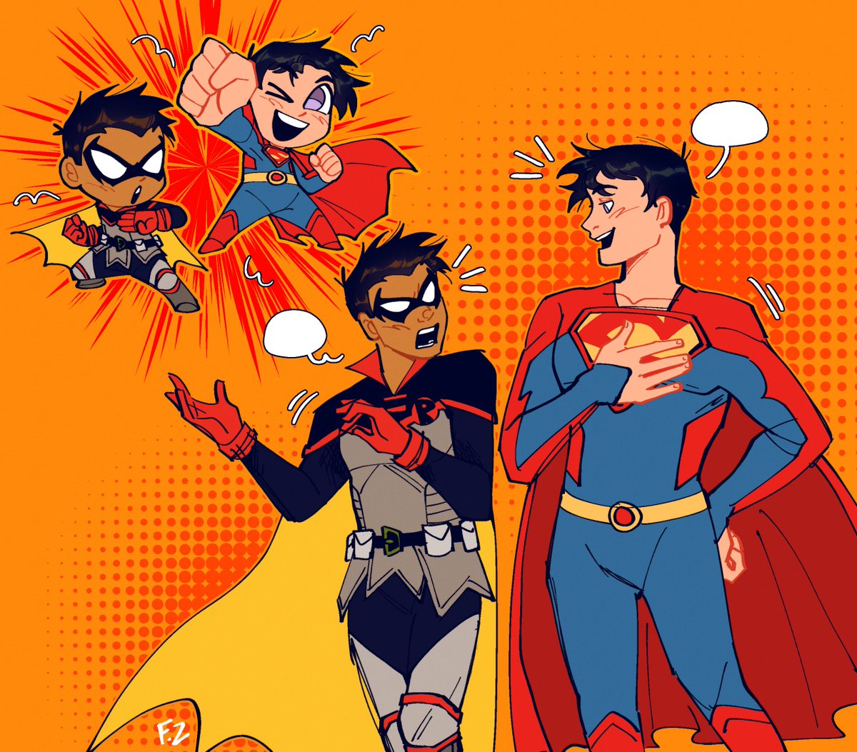 lesbianjonkent's tweet photo. SUMMER OF SUPER! SUMMER OF SUPER!! #supersons #jonkent #damianwayne https://t.co/L0sy0Fivxf