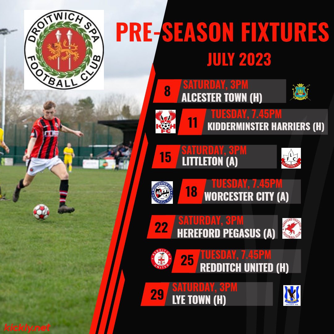 DroitSpaFC's tweet photo. NOT LONG NOW

Spa’s Pre-Season for the 2023/24 Campaign starts a week on Saturday

More details on the games to follow……👀 https://t.co/AXCkqcVbLJ