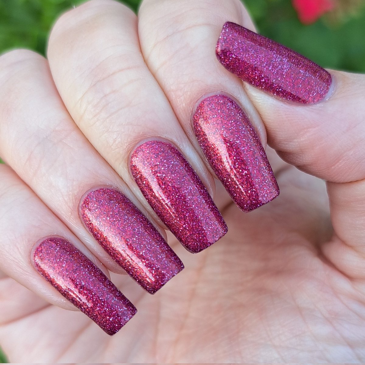 givemesparkles's tweet photo. This week's polish: 'There's A Nap For That' from @kbshimmer is a bold magenta glitter polish that shows off shimmers of red-orange-gold and is jam-packed with reflective/flash reactive glitters that sparkle in the light. ❤️💜✨️💅 #kbshimmer #indienailpolish #givemesparkles https://t.co/GiAYud1c1a