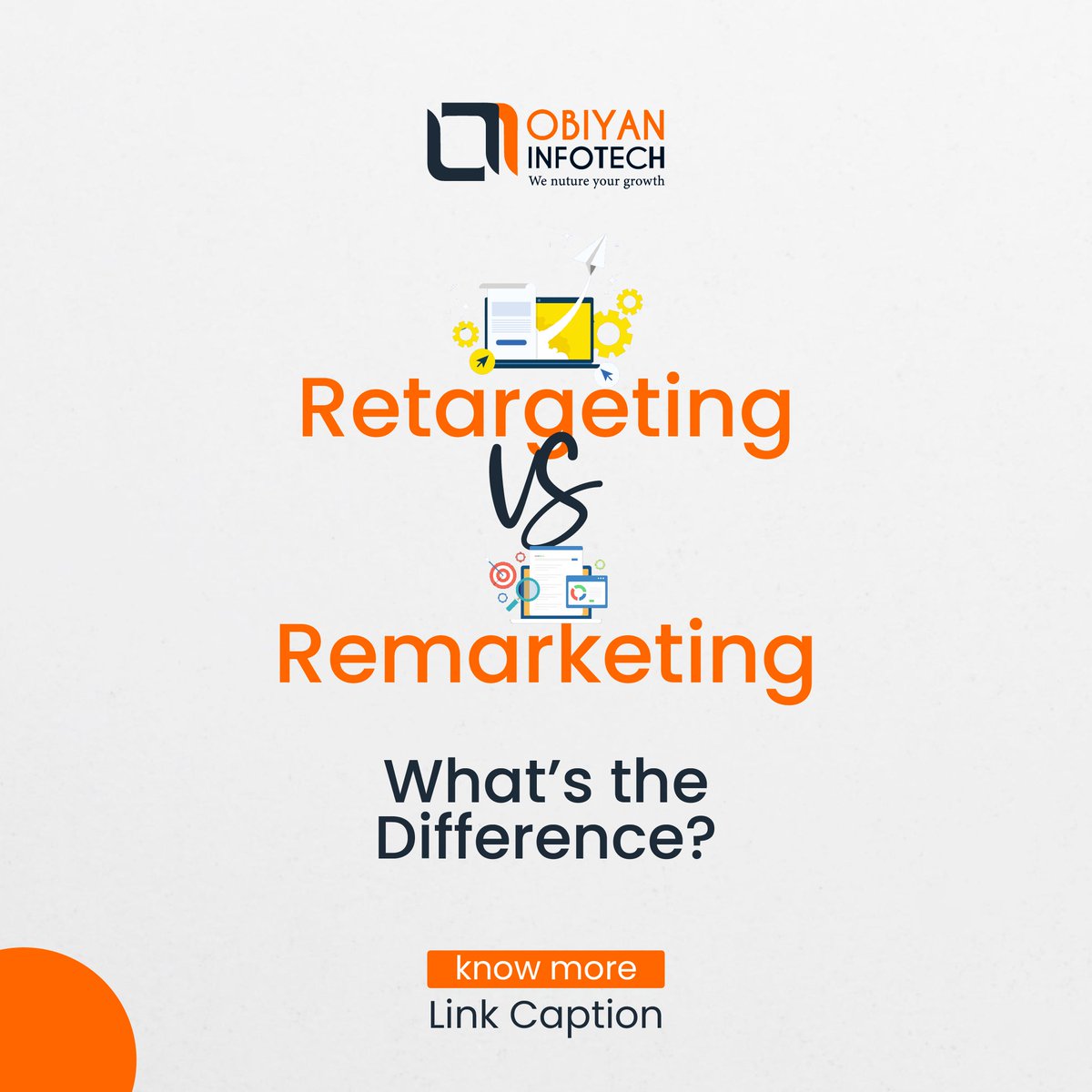 Retargeting V/S Remarketing

#retargeting #digitalmarketing #remarketing #marketing #googleads #onlinemarketing #socialmediamarketing #socialmedia #business #google #ppc #adwords #marketingstrategy #ecommerce #marketingdigital #digitalmarketingagency #payperclick #obiyaninfotech