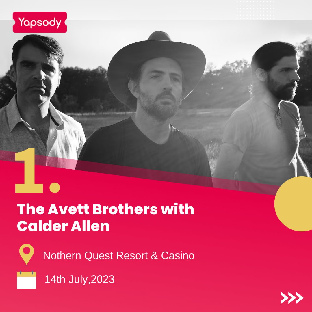 Yapsody's tweet photo. Which musical event are you going to unleash your inner music aficionado at?⚡Hit the comments and let us know!🎵🎶
#Yapsody #bestmusicevents #musicevent #casino #musicfestival #usa #georgethorogood #theavettbrothers #tylerrich #events #upcoming #musician #musiclovers https://t.co/F3bWTfyO4r