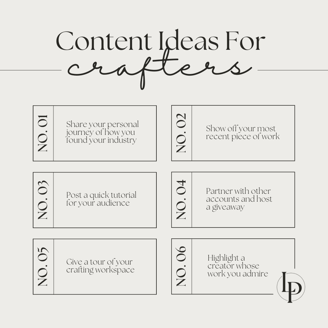 LorallyeLately's tweet photo. #Crafting can be difficult but it can be even more difficult to craft ideas for your feed. 

After such a large amount of commitment and creativity is spent in handiwork, it’s no surprise that #contentideation can sometimes become stifled. Here are some ideas for your next post! https://t.co/33SMLhcnhQ