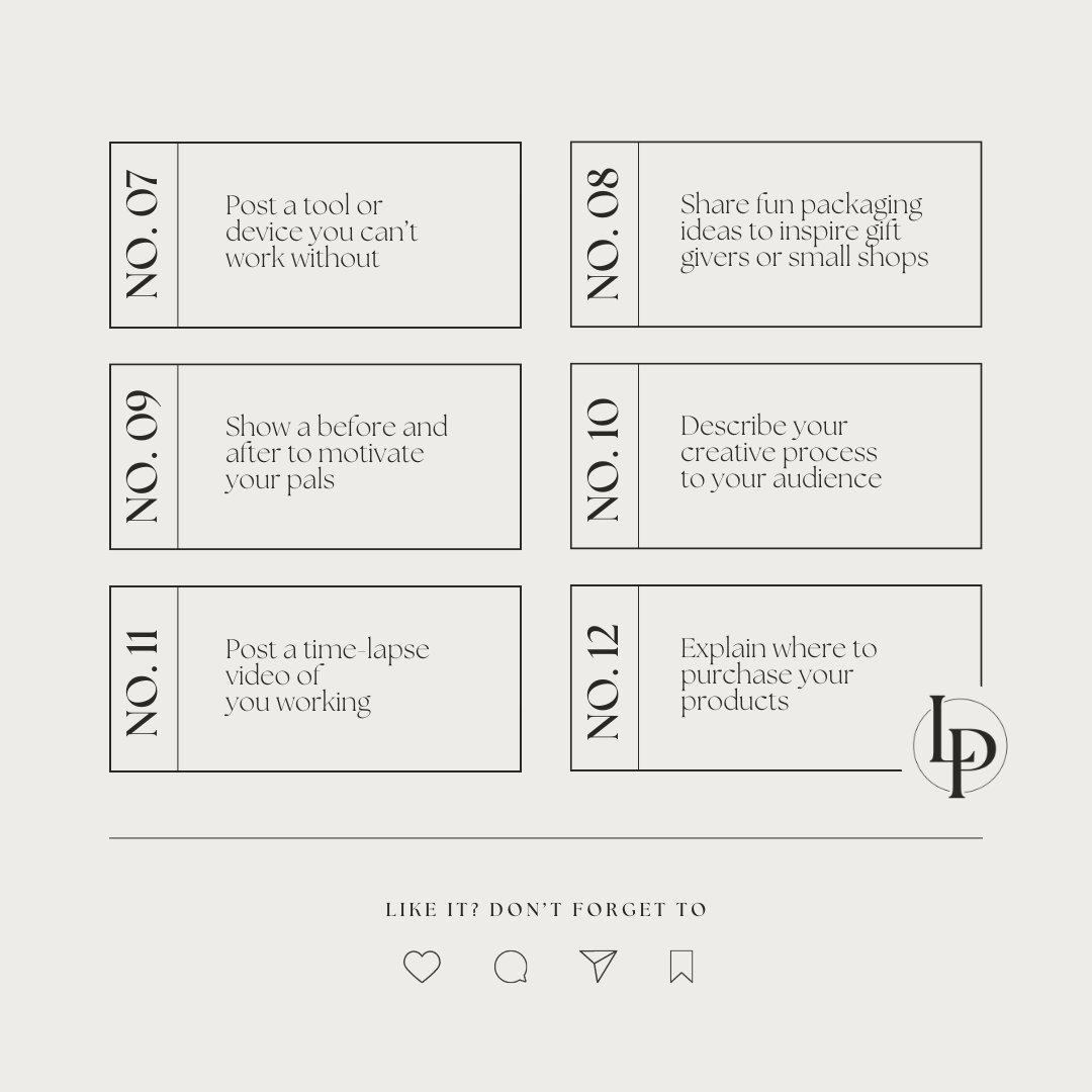 LorallyeLately's tweet photo. #Crafting can be difficult but it can be even more difficult to craft ideas for your feed. 

After such a large amount of commitment and creativity is spent in handiwork, it’s no surprise that #contentideation can sometimes become stifled. Here are some ideas for your next post! https://t.co/33SMLhcnhQ