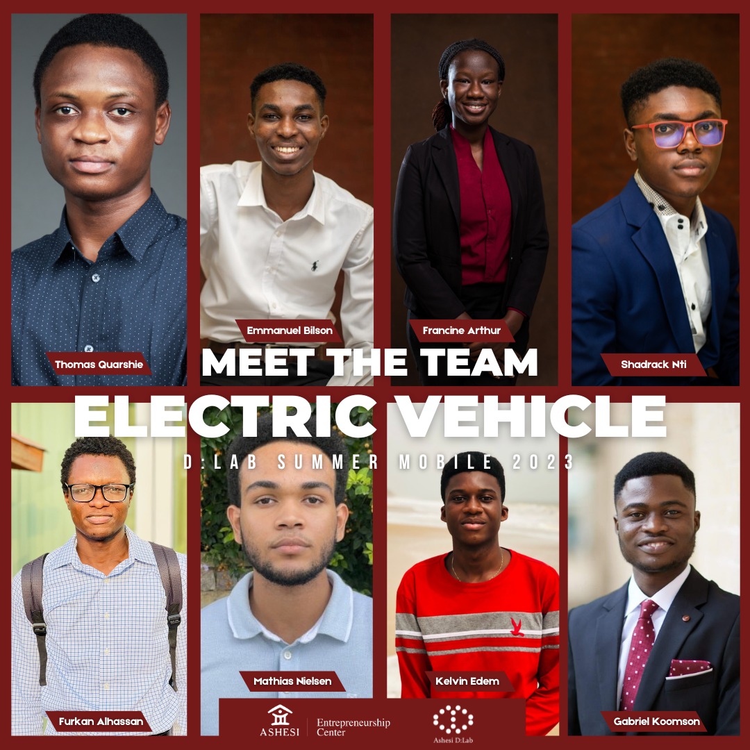 Meet the #ElectricVehicle Summer mobile team 👏🏼 Their objective for the summer is to work on their #mechanical design and #calculations for a new Electric Vehicle #prototype. The team is more than excited to embark on this journey and we are ready to support them. #atashesi