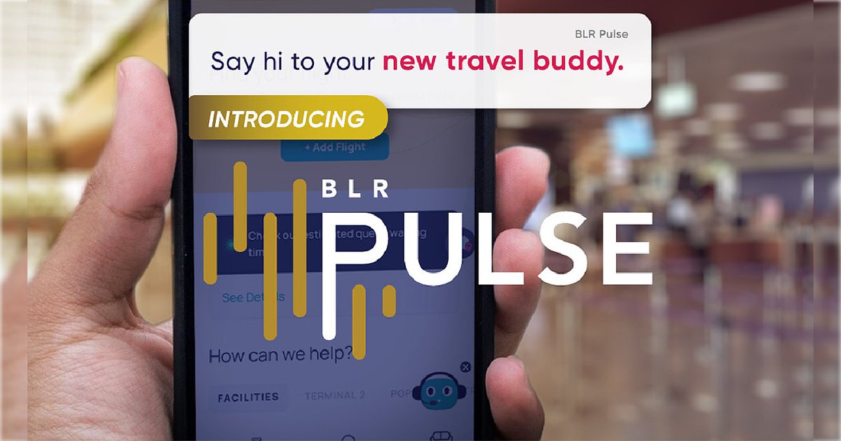 TravelDiary5's tweet photo. #Bengaluru Airport Revolutionizes Travel with #BLRPulse app!
Real-time flight info, restaurant reservations, Wi-Fi access, and more. Your personalized travel companion is here. Experience #BLRAirport like never before. https://t.co/IR3yJbKu4K
