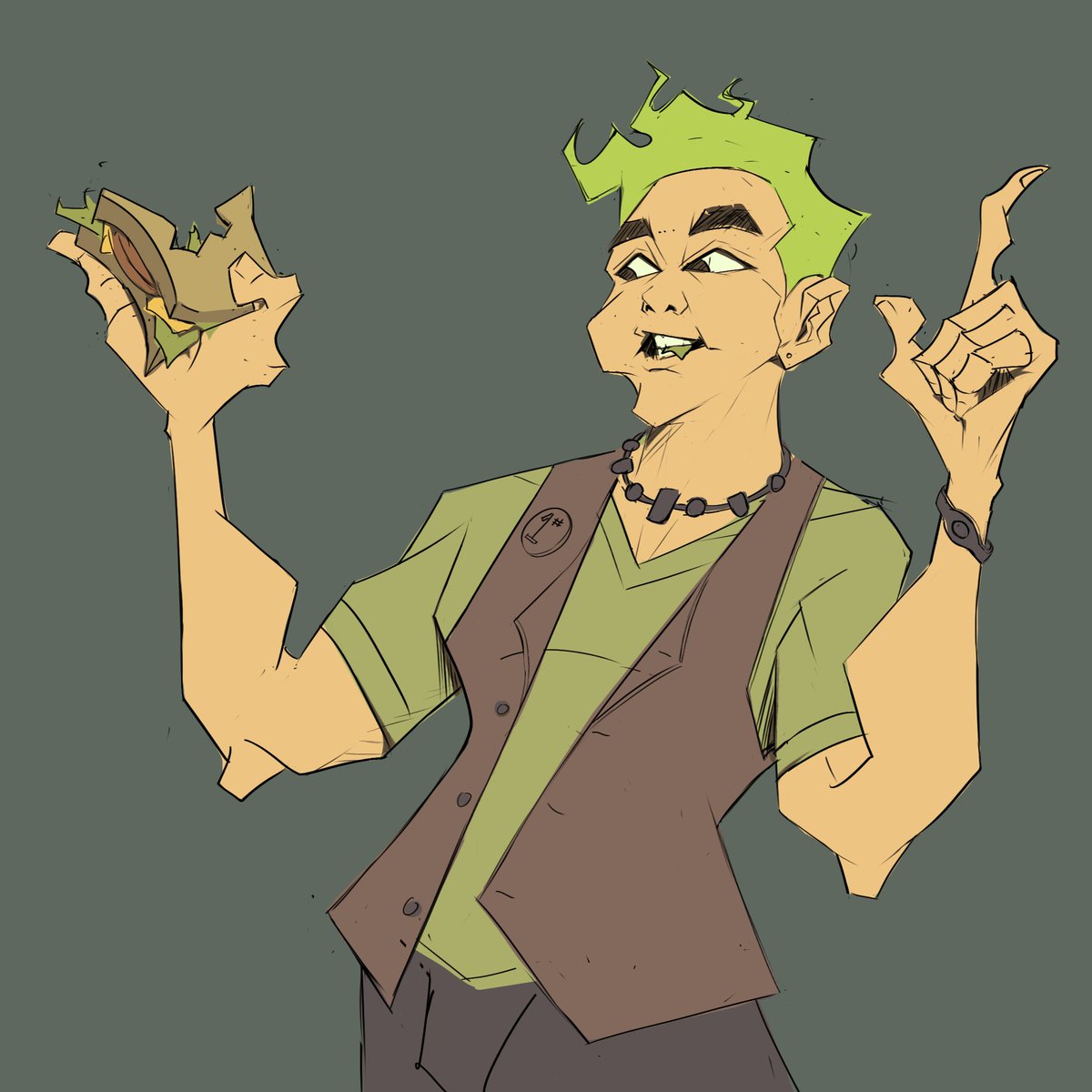 WikiDelkiwiw's tweet photo. Sandwich lovers #characterdesign #illustration https://t.co/WYrbWa2h6e