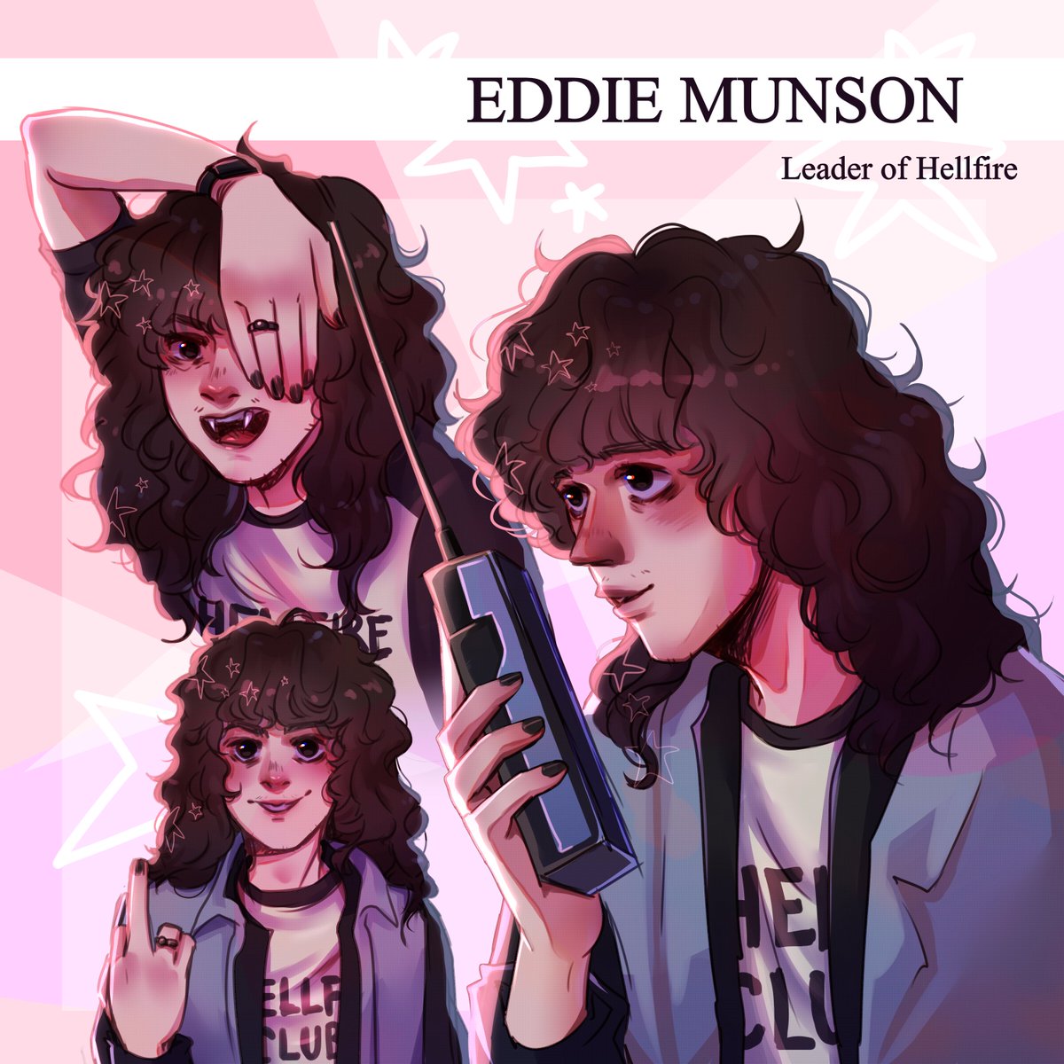 Eddie Munson - The Leader of Hellfire
I hope all of you had a great week :) 
#EDDIEMUNSON #strangerthingsfanart