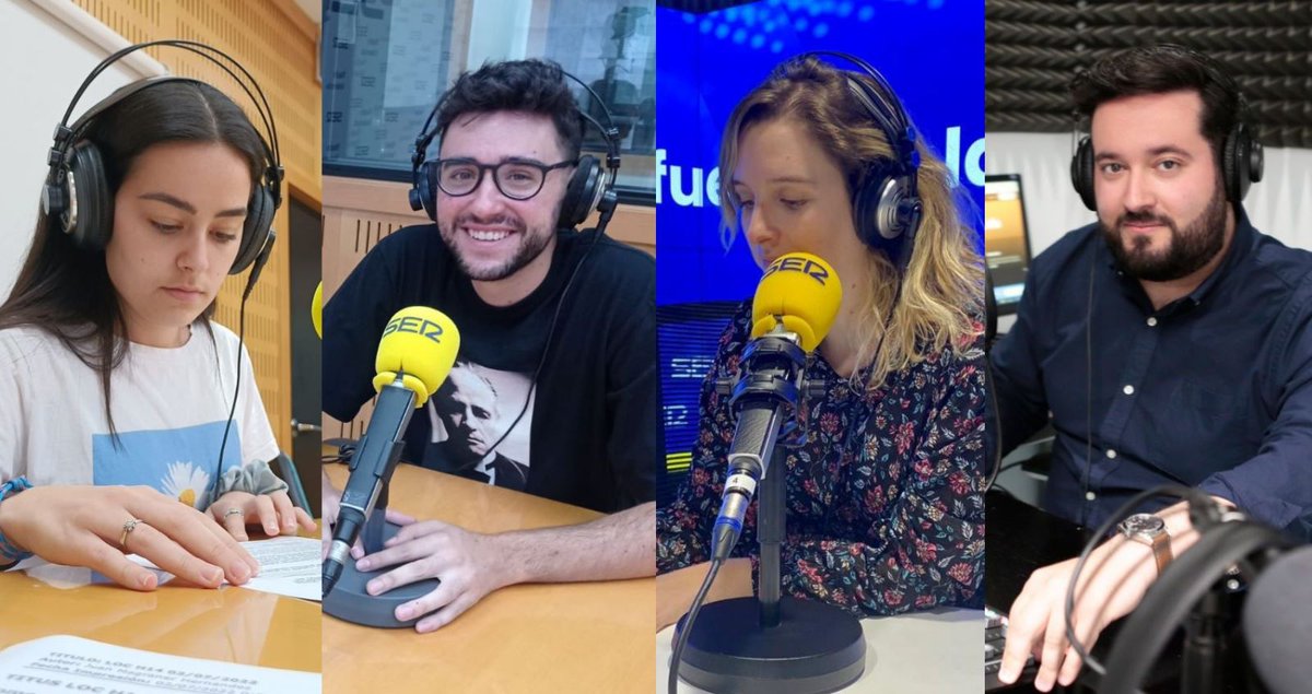 radiovalencia's tweet photo. 🎙️PODCAST | Hablamos con los periodistas @paulaperez_r @Lluiscascant @isabelvillarh y @javiattard sobre su recuerdo como becarios ahora que en verano cobran más protagonismo en las redacciones de los medios de comunicación

📻 https://t.co/blGPKzU2EF https://t.co/2xeqL7S5lp