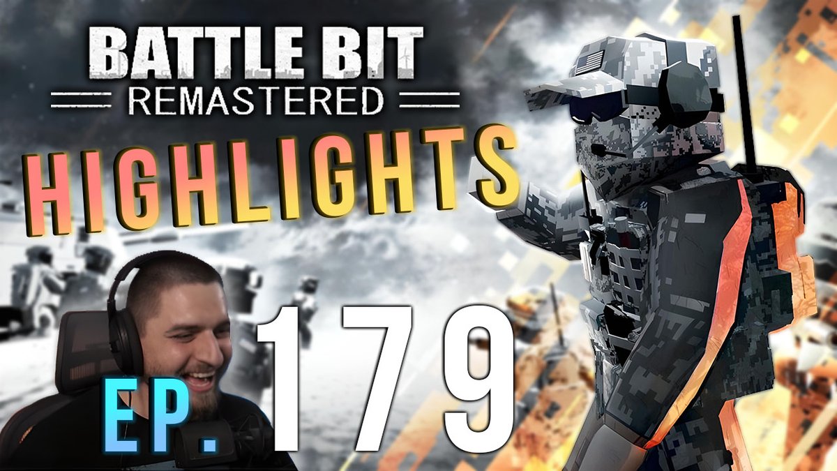 RobnHighlights's tweet photo. A new video is out!
"First impressions of the Game 😆"
https://t.co/Ntmw4PrJz1
@BattleBitGame #BattlebitRemastered #ROBN @robn_live #Highlights #1440p #gaming #battlebit #BattleBitRises https://t.co/0NjutXwJZM