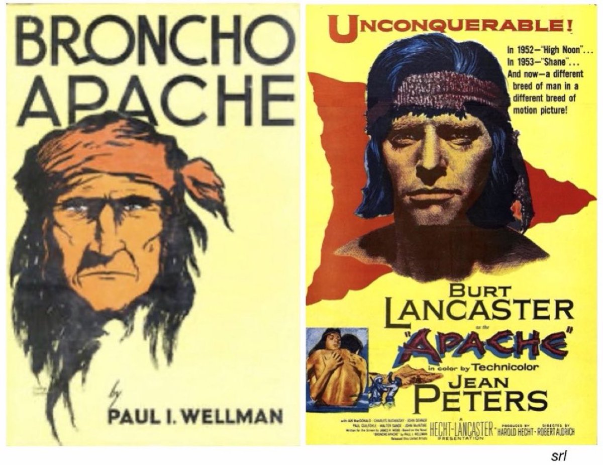 SaveRedlandLibr's tweet photo. 2:10pm TODAY on @5ACTION_tv
The 1954 #Western film🎥 “Apache” directed by #RobertAldrich from a screenplay by #JamesRWebb
Based on #PaulWellman’s 1936 novel📖 “Broncho Apache”
🌟#BurtLancaster #JeanPeters #JohnMcIntire #CharlesBuchinsky #JohnDehner #PaulGuilfoyle https://t.co/a22FpbGCTQ