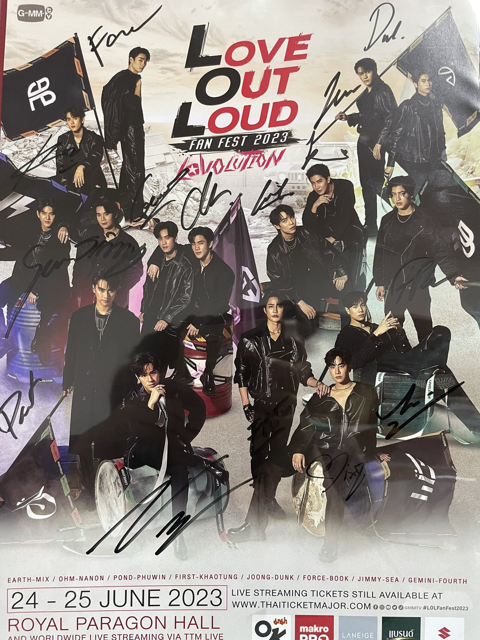 サイズ変更オプション PondPhuwin LOVE OUT LOUD FAN FEST グッズ2点