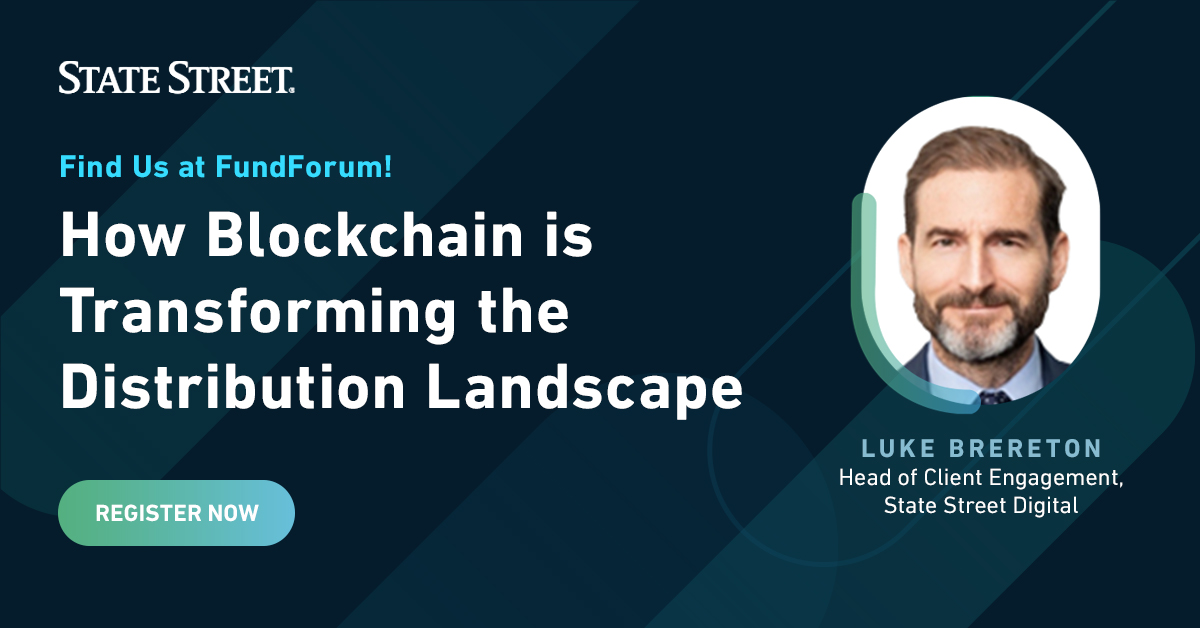 StateStreet's tweet photo. Luke Brereton, head of #StateStreetDigital client engagement, will join a panel tomorrow at @IMpowerplatform to discuss how #Blockchain can be the key to growth in fund distribution and access new markets, and understanding the limitations around the use of technology. #FundForum https://t.co/Rtr2ByDpRr