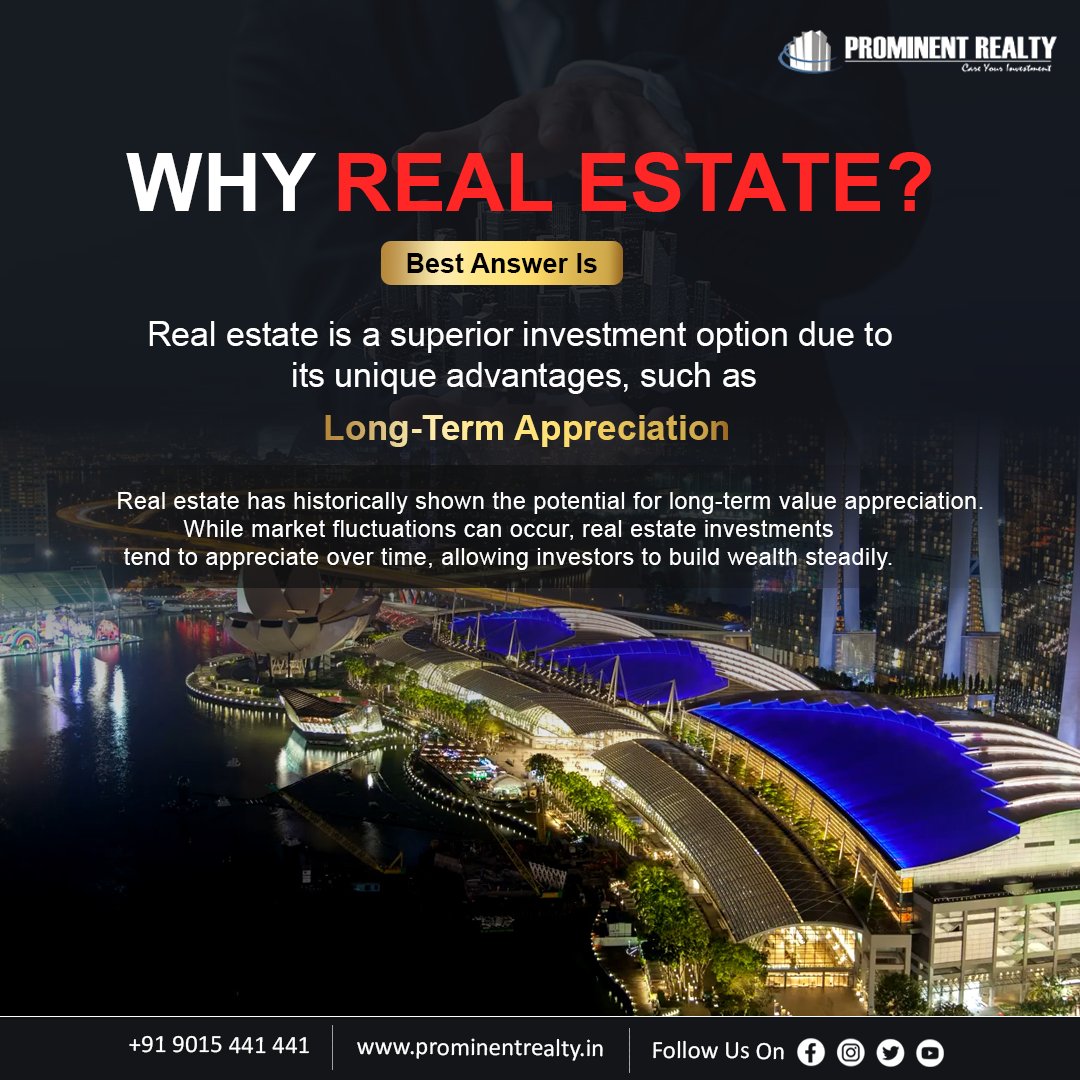 prominentrelty's tweet photo. Why Real Estate?
Real estate is a superior investment option due to its
unique advantages, such as long-term appreciation.
.
.
โ๏ธ +91 9015 441 441
๐ https://t.co/t41G8au1Tw
.
.
#prominentrealty #realestateinvesting
#propertyinvestment #realestateinvestor
#investmentproperty https://t.co/AAoxLDhA5o