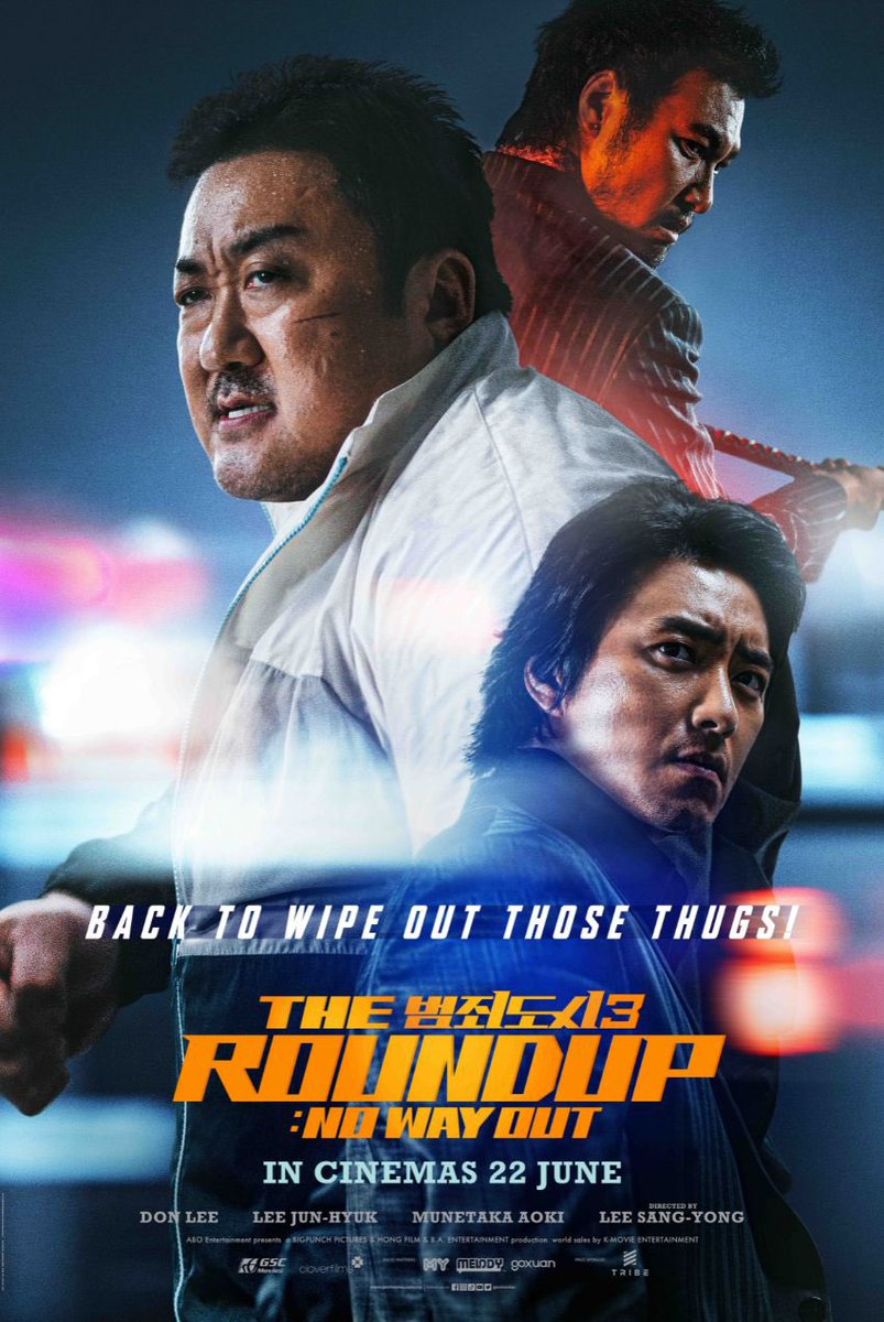 PHOTAEGRAPHV's tweet photo. 8.5/10 #RoundUpNoWayOut
Storyline : 8/10
Action : 9/10
Comedy : 9.5/10
Ma Dong Seok’s punches : 1000/10
Cast : 10/10
Love this third one way more than the second. Pacing was okay. Choreography got better. There is an after credit scene!
100% recommend and would rewatch https://t.co/0nQeQBEly4