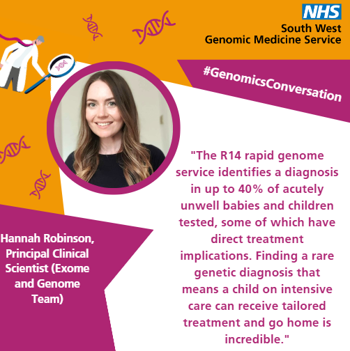 SWGLH's tweet photo. We asked our brilliant #SWGenomics teams to tell us what genomics means to them and what they would like other NHS professionals to know #GenomicsConversation  @SWGenomics @ExeterGenomes @RDExeter @genomicsedu @uhbwNHS @NorthBristolNHS @RoyalDevonNHS 
🧬🧬 https://t.co/2AM3h3hYNi https://t.co/YjbIRJcqfx