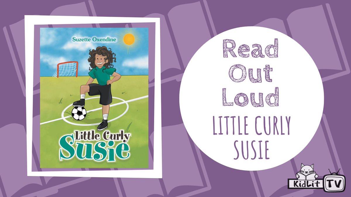 ✨COMING TOMORROW!✨On a new #ReadOutLoud: Susie loves playing soccer & spending time w/friends. There's just one thing bothering her -- her CURLY hair! Watch Suzette Oxendine read LITTLE CURLY SUSIE a story about learning to ❤️ the things that make us uniquely us @PRFromTheHeart
