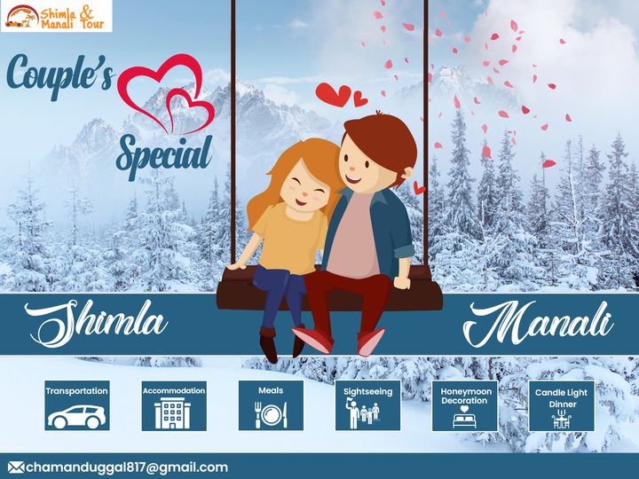 shimla_tour's tweet photo. Embark on a journey of love and create unforgettable memories with your significant other on a special tour designed for couples in the enchanting destinations of Shimla and Manali.
Visits us: https://t.co/P2oXFt43no
#shimla #manali #UniformCivilCode #HDFCBank 
#love https://t.co/I80to85f2u