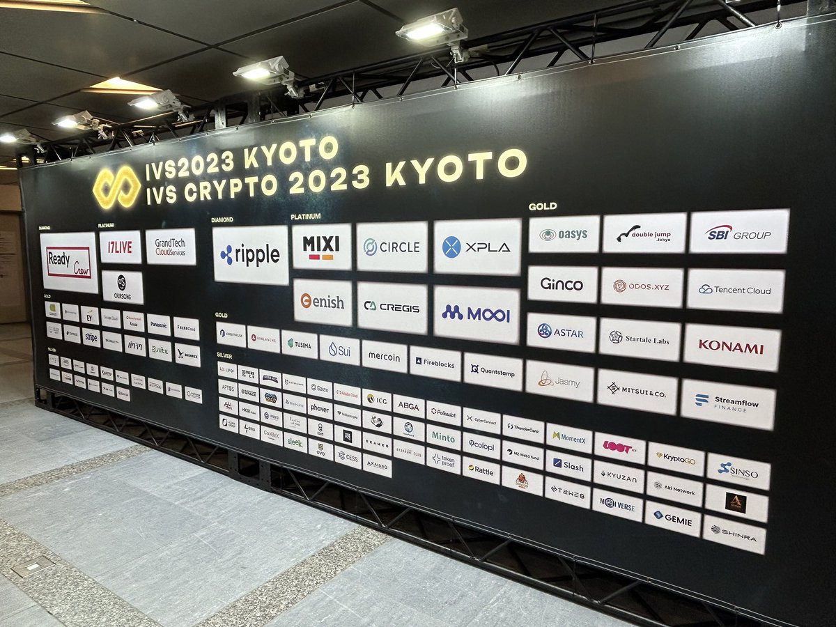 0xCregis's tweet photo. Hard working！See u guys in IVS Crypto tomorrow！
Cregis booth：3WE12🥳 Surprise waiting for u! 
#Cregis #IVS2023KYOTO https://t.co/58pSfxnAeD