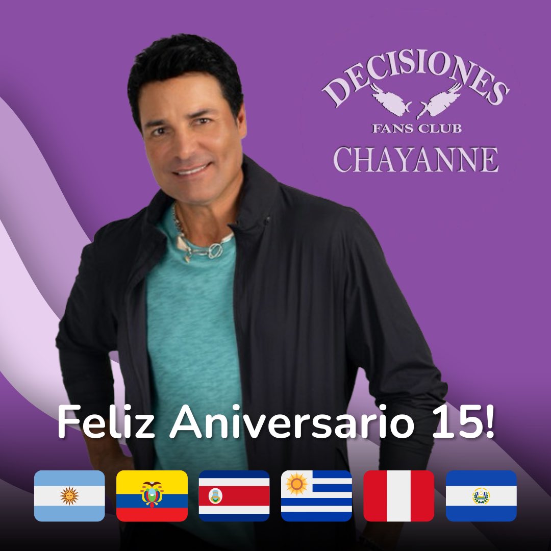 decisiones_ec's tweet photo. Hoy es un gran día para celebrar 🎉 

Estamos de aniversario junto a todas nuestras hermanas #decisionesfansclub🇦🇷🇪🇨🇨🇷🇺🇾🇵🇪🇨🇱🇸🇻 

Sigue el hilo 👇🏼 

#FelizAniversario13 #DecisionesEcuador #ChayanneNosUne #Chayanneras #27Junio2010 https://t.co/E8mwnVABXd