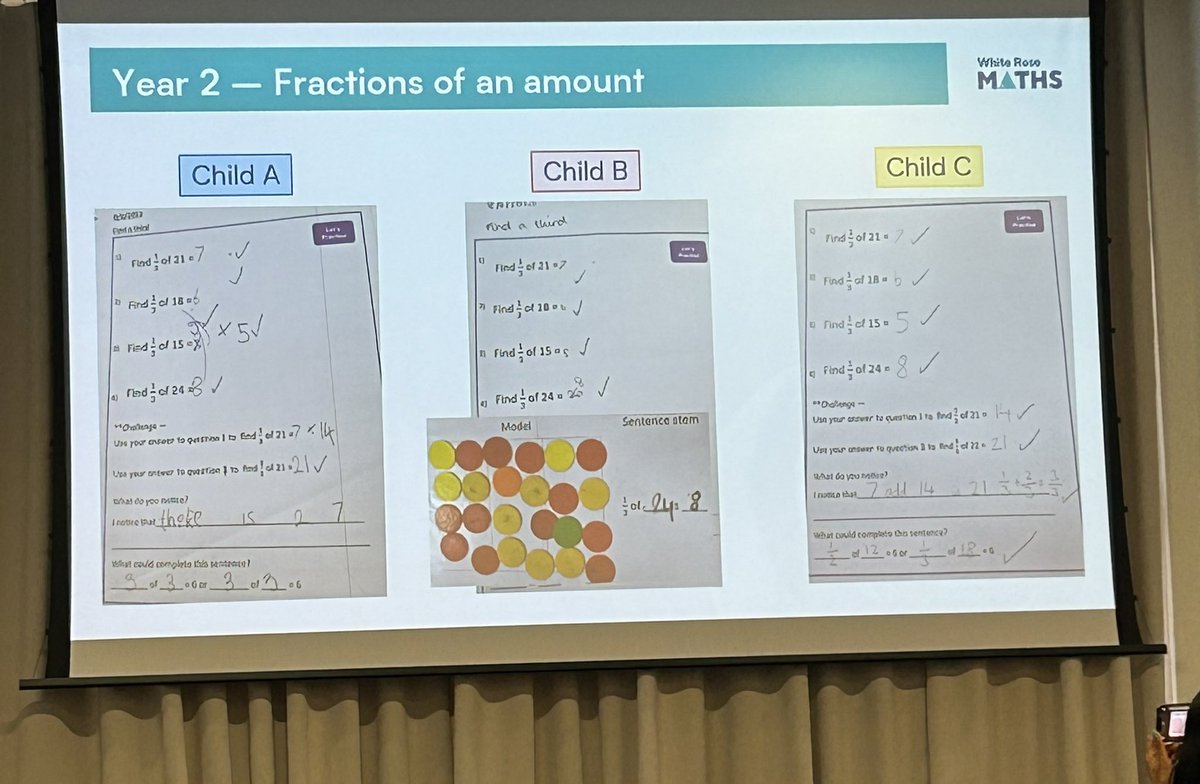 Really insightful session from <a href="/James_Cheater1/">James Cheater</a> on scaffolding for understanding when teaching arithmetic
#wrmthelaunch <a href="/WhiteRoseEd/">White Rose Education</a> <a href="/OUPPrimary/">Oxford Primary</a> 
Rethinking ‘differentiation’
