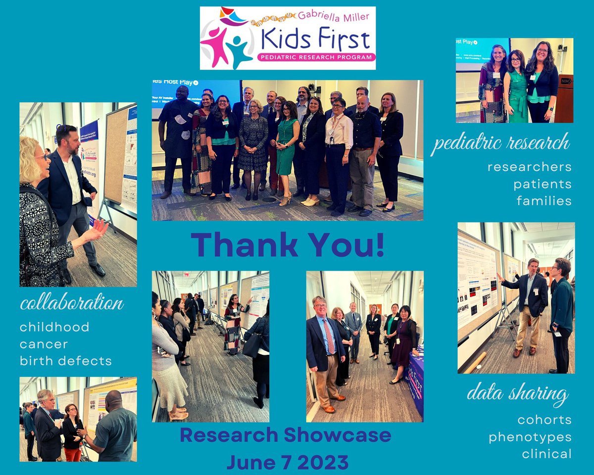MarciaFournier2's tweet photo. @NICHD_NIH hosted @kidsfirstDRC and selected investigators to showcase their research on structural birth defects and #ChildhoodCancer . Thanks to all for making this event a huge success! @plupo1 @adamcresnick @allisonheath21 https://t.co/UrG7KMvPUC