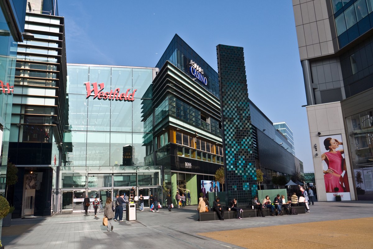 Westfield Stratford (10-minute walk) -O2 Arena (20 minutes on Jubilee ...