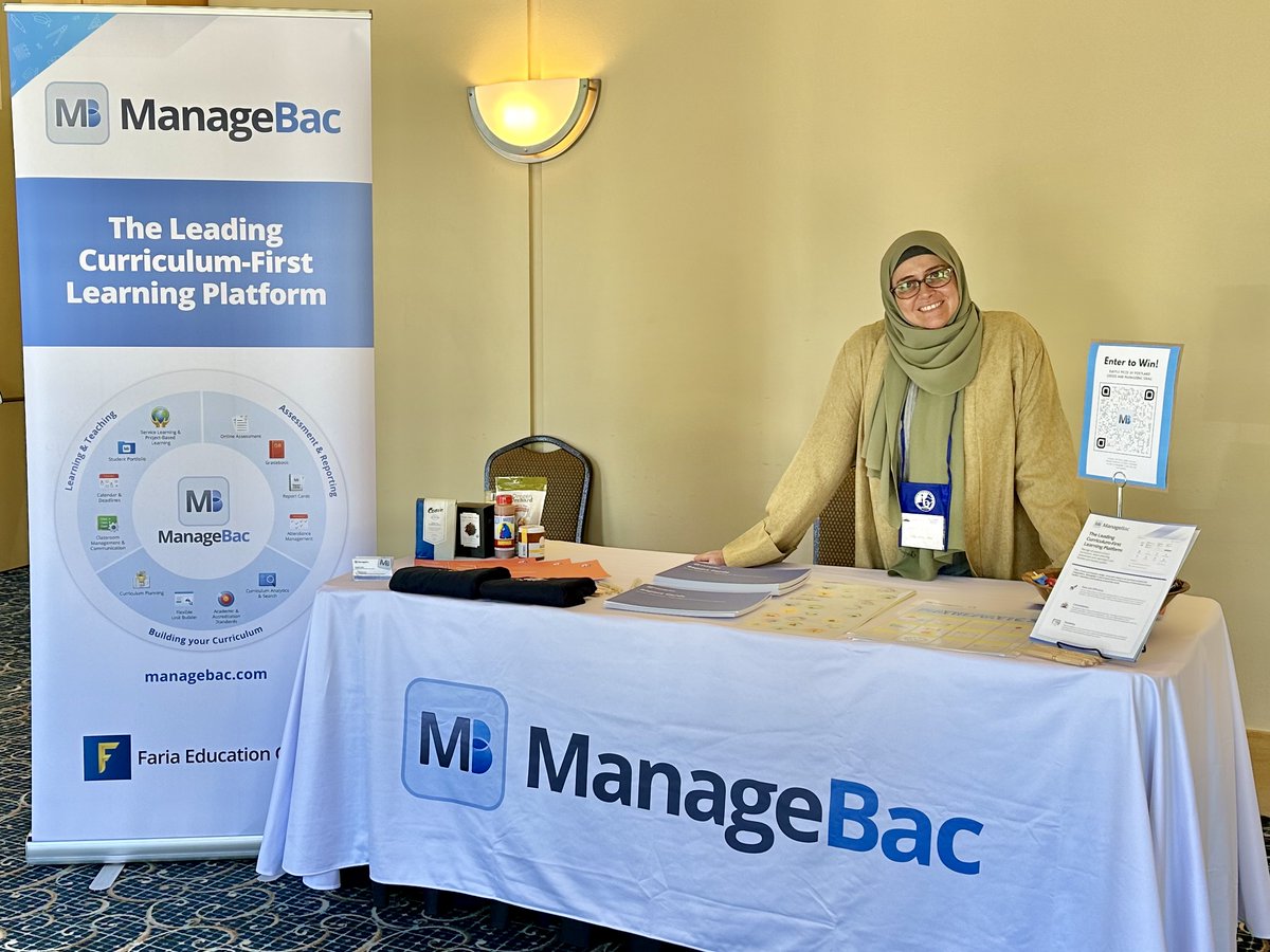 managebac's tweet photo. Welcome to the #IBARMS Keystone 2023! Connect with Haydi from #ManageBac team – Learn how we’ve made an impact on 3000+ schools. 🚀 https://t.co/GHJzbMNDif