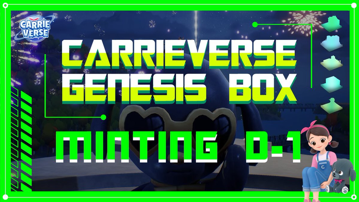 CarrieVerseNFT's tweet image. 🥁CARRIEVERSE NFT MINT COUNTDOWN

Be ready in front of your screen to mint or miss out 🖥
Mint start in 24 hours🥳

oneplanetnft.io/launchpad/rand…