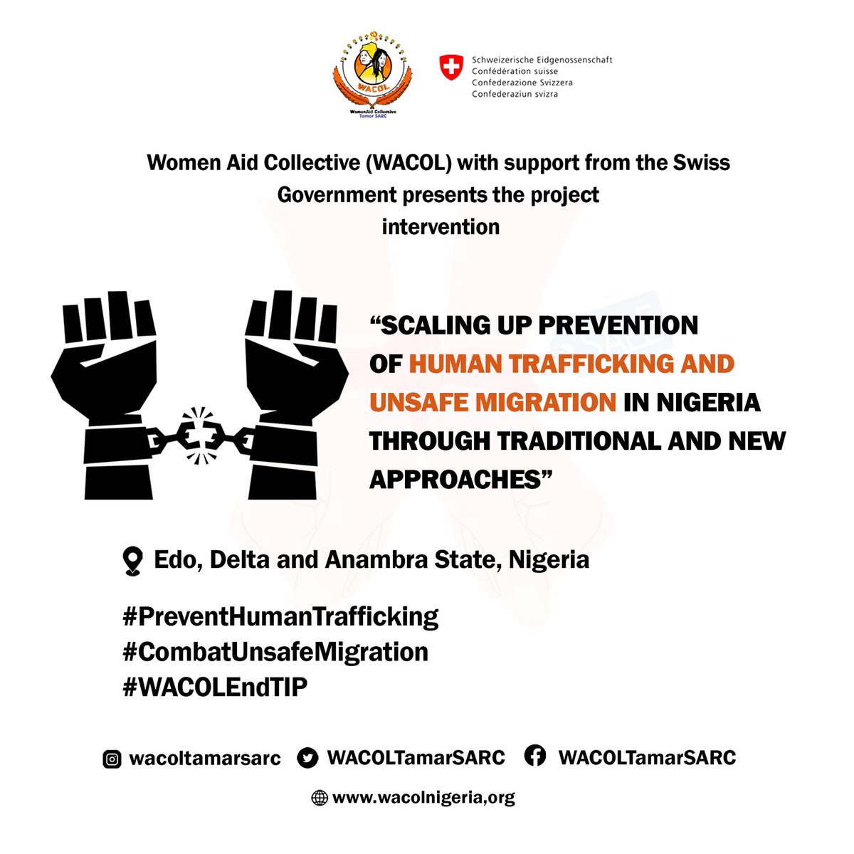 WACOLTamarSARC's tweet photo. Watch this space ✊🏼

#PreventHumanTrafficking https://t.co/XdXfmG0xJs