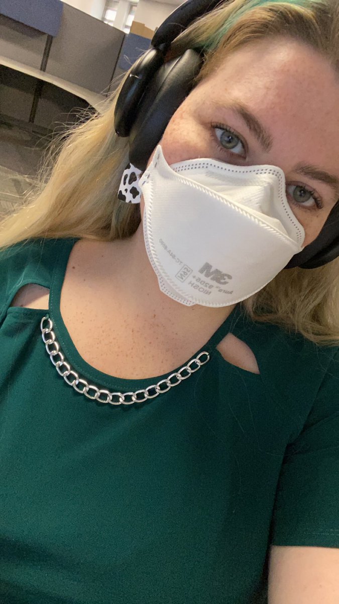someone in the office is coughing so since I have to be here, I’m glad I’m wearing my N95 and noise cancelling headphones to ease my anxiety✨
#MaskUp #CovidIsNotOver #COVIDisAirborne #StopCovid #dotherightthing #COVID19 #COVID #COVID19PH #MasksAreHot #MaskingIsHot