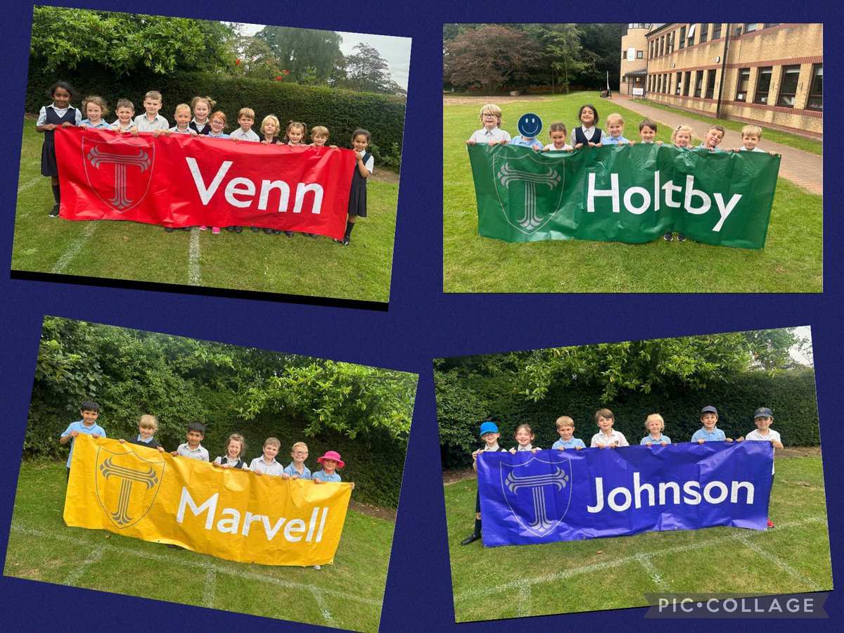 FriendsOfTranby's tweet photo. With your kind support we were able to provide the ⭐️ new house banners⭐️ Their first outing was yesterday at senior sports day. #thetranbyway #friendsoftranby https://t.co/OmjkNXyALG