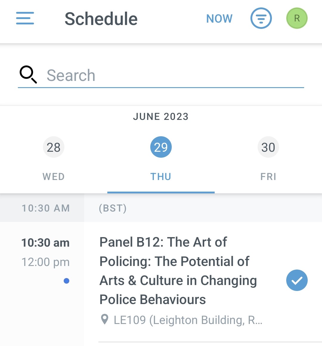 If you're going to #BSC2023 @UCLan, do join us and <a href="/drlaylaskinns/">Professor Layla Skinns</a> at our panel - the Art of Policing: the potential of arts + culture in changing police behaviours. 
Looking forward to the discussion!