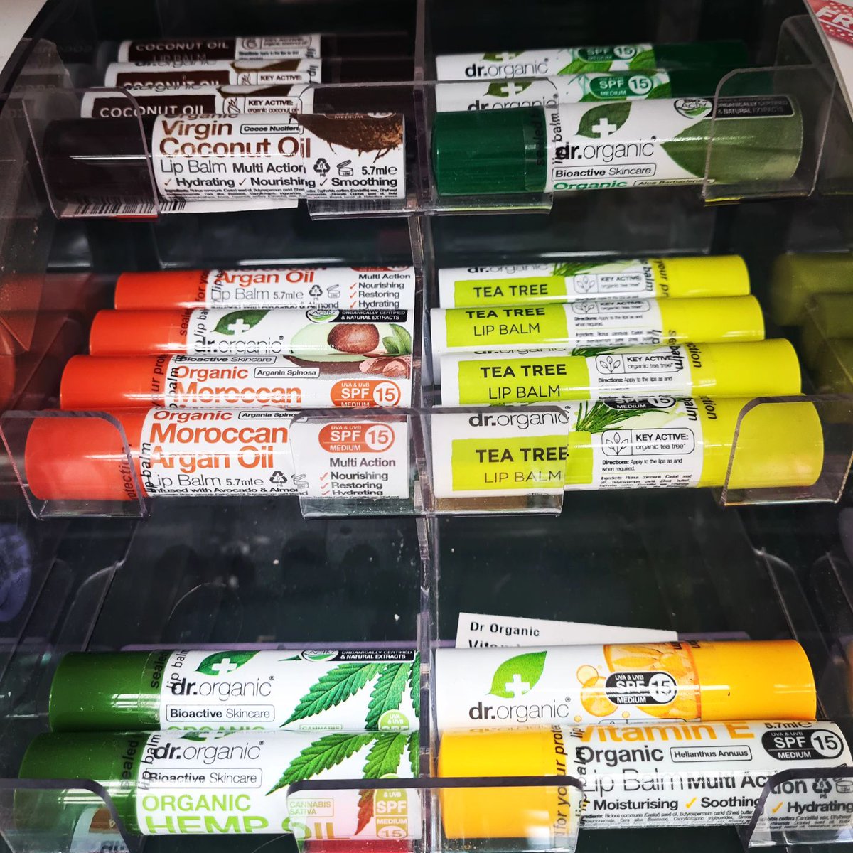We’re loving these Dr Organic lip balms with SPF15 protection (for when the sun gets out), and they’re Buy 1 Get 1 Half Price! From Holland &amp; Barrett. ☀️👄
 #skincare #lipbalm #holiday #summer #organic #manorwalks