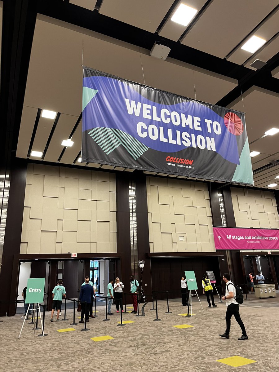 StuartWoodTO's tweet image. Should be a fun few days. Things are just getting started. Really looking forward to learning about a lot of new companies. Here with a team from @Caravel_Law #Collision2023