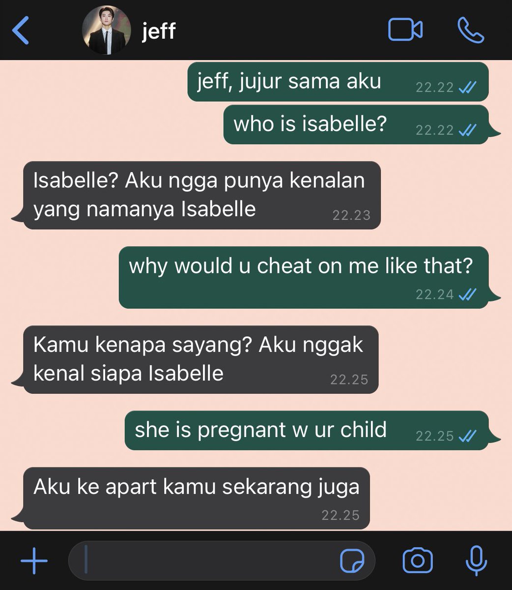 iskharaa's tweet photo. Trauma 

— Jung jaehyun, some tweets au. 

cw // pregnant and cheating. 
#jeffkara https://t.co/5DKuwB9ANd