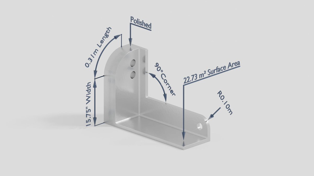 With these geometry node groups, you can measure your 3D models and export the technical data with your model. Use by adding the Geometry nodes group to a loose edge and adjust the parameters. Angles and distances can also be measured. blendermarket.com/products/geome…