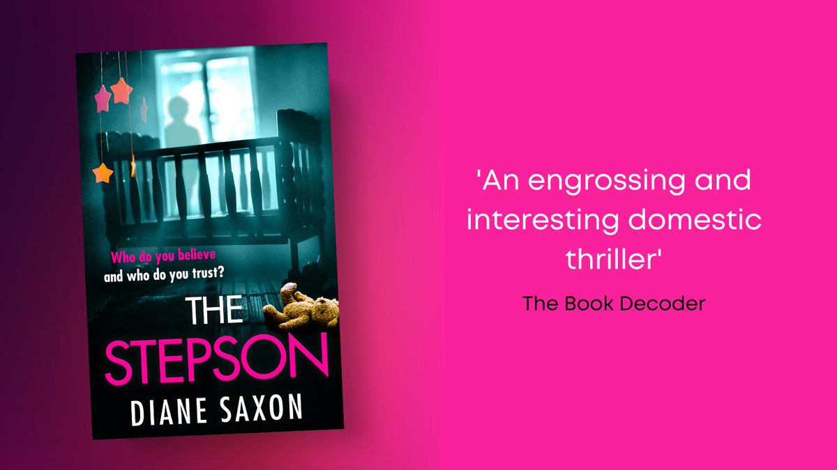 BoldwoodBooks's tweet photo. 'An engrossing and interesting domestic thriller' says @bookdecoder about #TheStepson by @Diane_Saxon https://t.co/v3CTQW2BoA
Pick up a copy today ➡️ https://t.co/WmMfPoHh1l https://t.co/d7PeZPjP2o