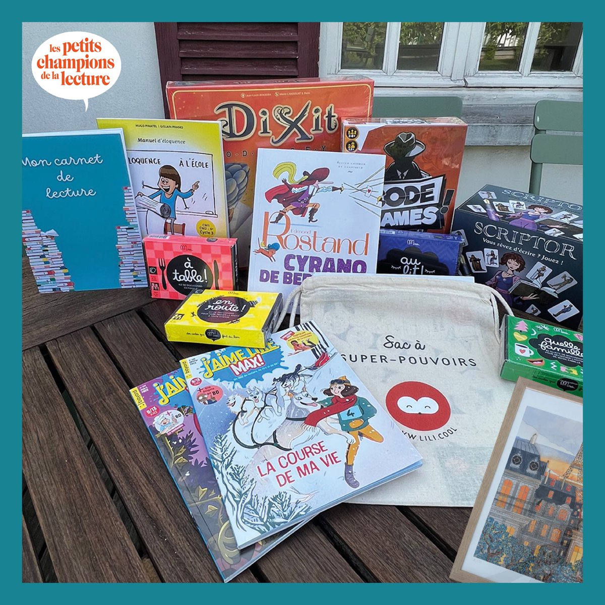 ✨ Participer à un concours, c’est aussi gagner des récompenses ! 🎁

Merci à nos partenaires pour leur générosité en offrant des lots incroyables aux finalistes.

A demain 👋
#pcl2023 #championlecture #finalenationale #touslecteurs #plaisirdelire #livre #lecture #jeunesse