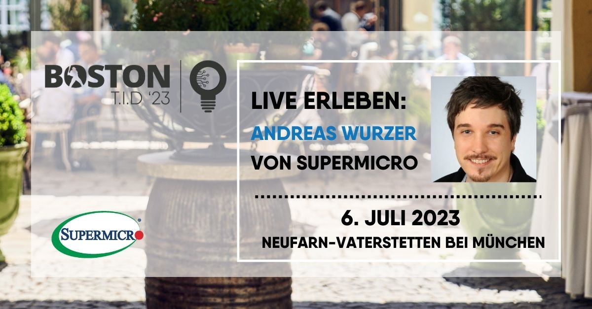 BostonGermany's tweet photo. ⚾ KÜNSTLICHE INTELLIGENZ wird auf der Boston HAUSMESSE thematisiert. ANDREAS WURZER zeigt auf, welche Lösungen @Supermicro_SMCI besitzt, um fortschrittliche KI am Markt zu beschleunigen.
▶️ Hier anmelden: https://t.co/u6CoYIviO3
#TID23 #ki #ai #WeAreAI https://t.co/wLnLmQTMHS